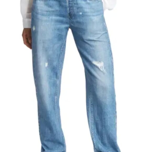 rag & bone Miramar Faux Jeans Knit Joggers - GLASS HILL - Picture 3 of 3